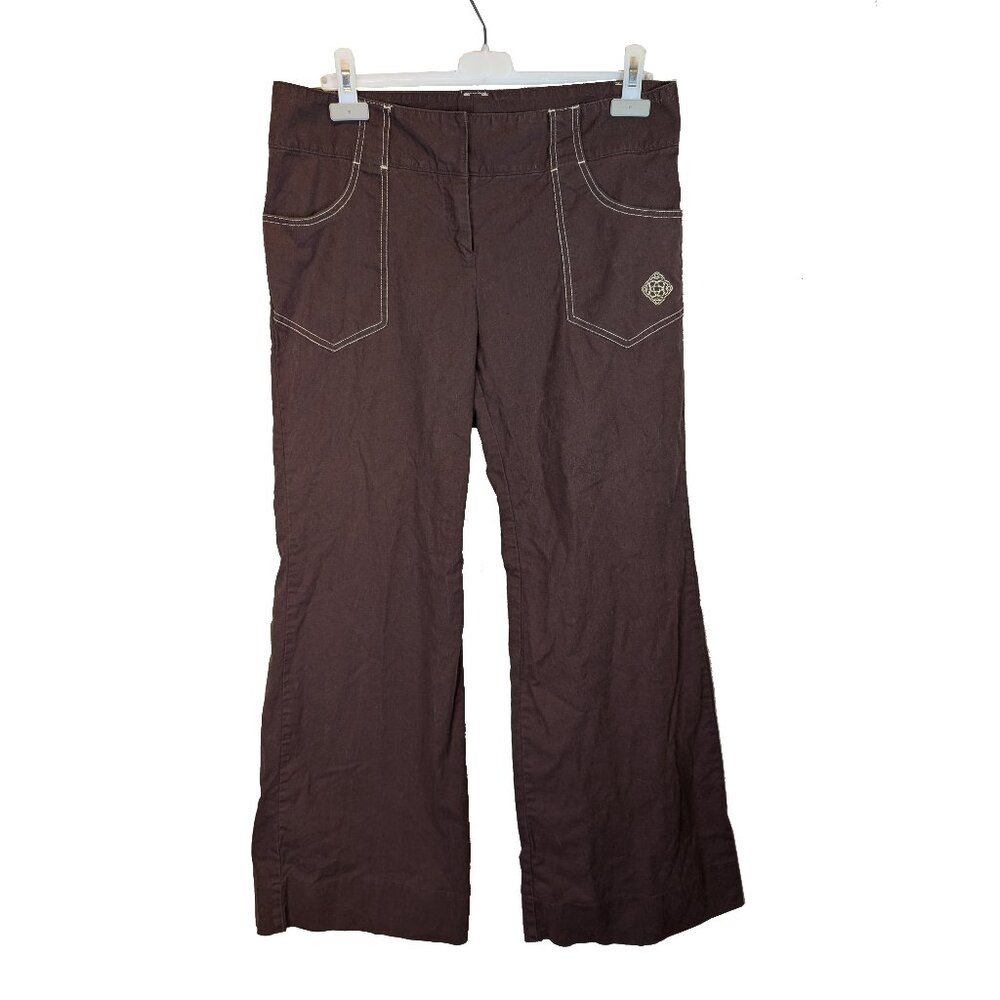 Satori Divine Movement Wide leg Hemp Cotton pant size Large